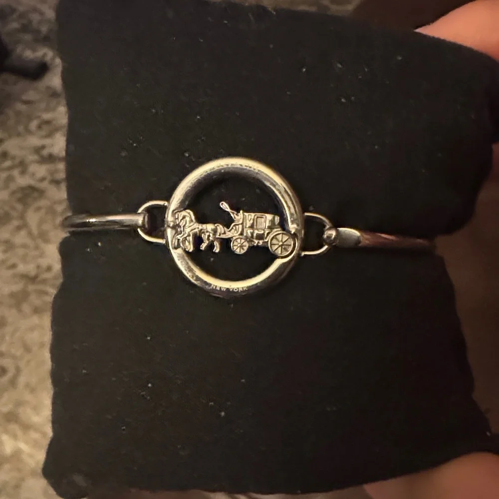 Coach Silver Carriage Charm Bracelet - Picture 3 of 3